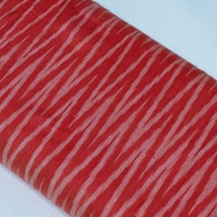 Gajree Color Chevron Design Cotton Ikat Fabric