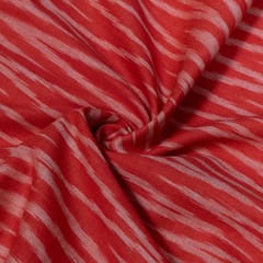 Gajree Color Chevron Design Cotton Ikat Fabric