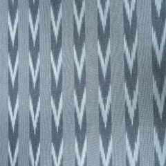 Grey and White Stripe Design Cotton Ikat Fabric