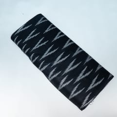 Black and White Design Cotton Ikat Fabric