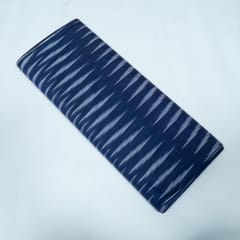 Blue and White Design Cotton Ikat Fabric