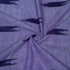 Purple and Voilet Design Cotton Ikat Fabric