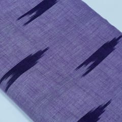 Purple and Voilet Design Cotton Ikat Fabric