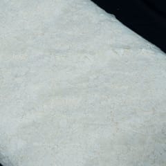 White Dyeable Circle Design Cotton Nylon Net Fabric