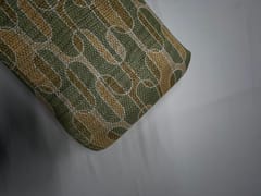 Green Abstract Cotton Crochet Fabric