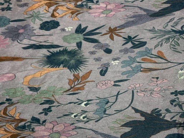 Chiffon Grey Floral