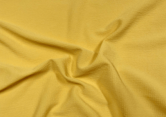Georgette Plain Yellow