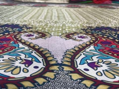 Printed Imported Satin MultiColour Paisleys