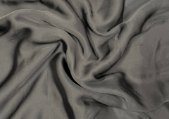 Grey N711 Armani Satin Fabric