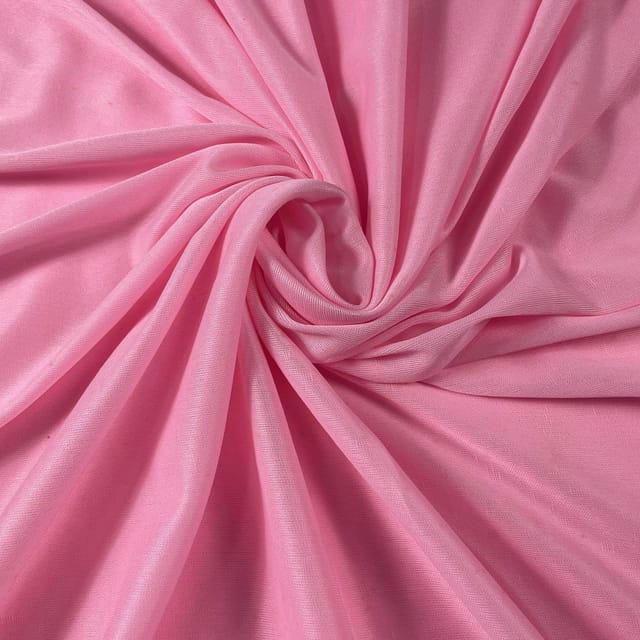 Baby Pink Colour Lycra Lining Fabric