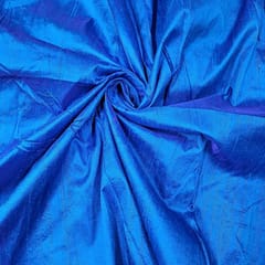 Royal Blue Colour 70Gm Raw Silk Fabric