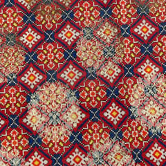 Multi Colour Semi Brocade Fabric