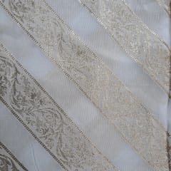 Dyeable Dola Silk Zari Fabric
