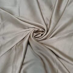 Fawn Colour Poly Satin Fabric (N134)