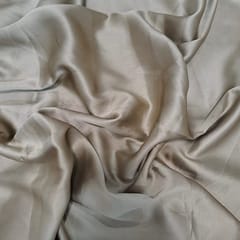 Fawn Colour Poly Satin Fabric (N134)