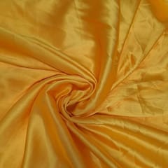Yellow Colour Poly Satin Fabric (N164)