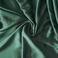 Bottle Green Colour Armani Satin Fabric