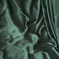 Bottle Green Colour Armani Satin Fabric