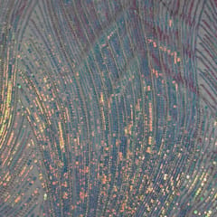 Multi Colour Rainbow Sequins Embroidered Fabric