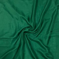 Bottle Green Colour Flat Chiffon Fabric