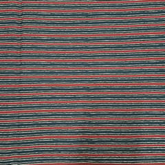 Bottle Green Colour Cotton Cambric Printed Fabric