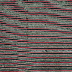 Bottle Green Colour Cotton Cambric Printed Fabric