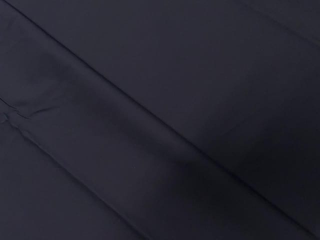 Dark Navy Blue Plain Dyed Poplin Fabric