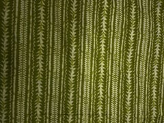 Green Stripes Cotton Cambric Fabric