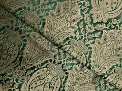 Bottle Green Floral Brocade Fabric