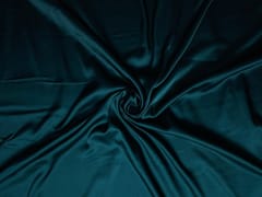 Bottle Green Armani Satin Lycra Fabric