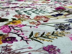 Sea Green Multicolor Floral Chinon Chiffon Fabric