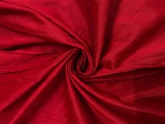 Red Plain Dupion Fabric N25 Fabric