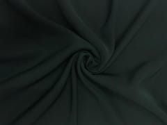Bottle Green Plain Japanese Crepe Fabric