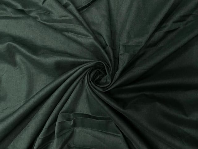 Bottle Green Plain Cotton Voil Fabric N174Dd Fabric