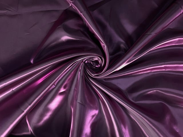 Purple Plain Imported Versace Satin Fabric
