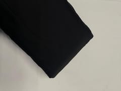 Black Plain Cotton Fabric