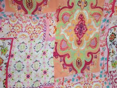 MultiColour Abstract Chiffon Fabric