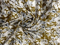 MultiColour Floral Printed Satin Fabric