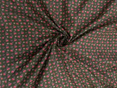 Bottle Green Floral Cotton Lizzybizzy Fabric