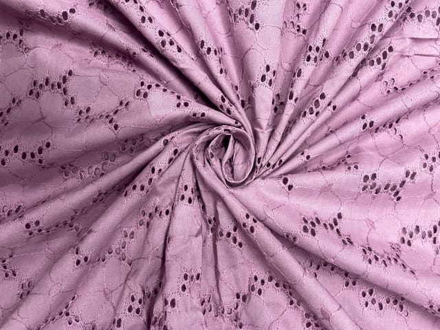 Onion Floral Hakoba Chikan Cotton Fabric