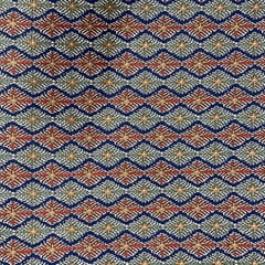 Navy Blue Colour Cotton Cambric Printed Fabric