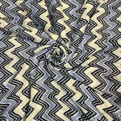 Multi Colour Georgette Printed Fabric