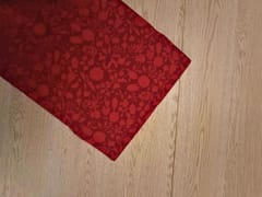 Red Floral Cotton Cambric Fabric
