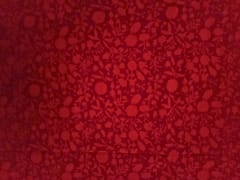 Red Floral Cotton Cambric Fabric