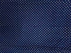 Indigo Dots Cotton Cambric Fabric