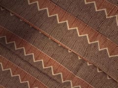Red Chevron Cotton Cambric Fabric