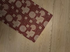 Maroon Geometric Cotton Cambric Fabric