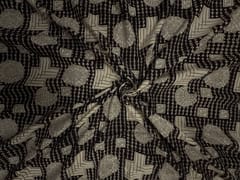 Black Geometric Cotton Cambric Fabric