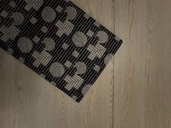Black Geometric Cotton Cambric Fabric