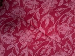 Pink Floral Cotton Cambric Fabric